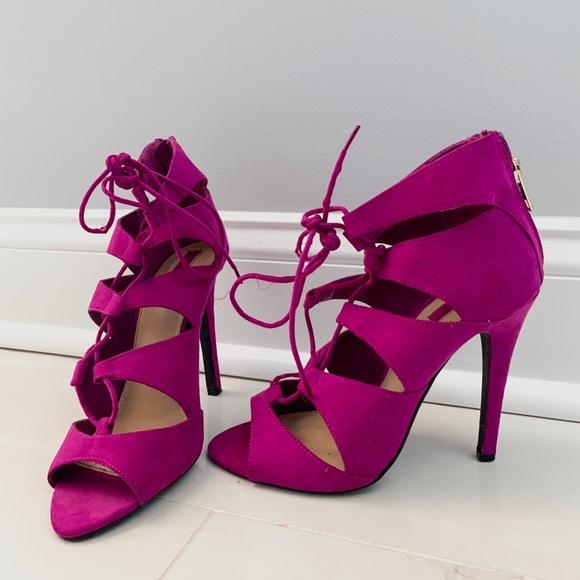 Forever 21 Shoes - Lace up heels Forever 21 Shoes - Lace up heels